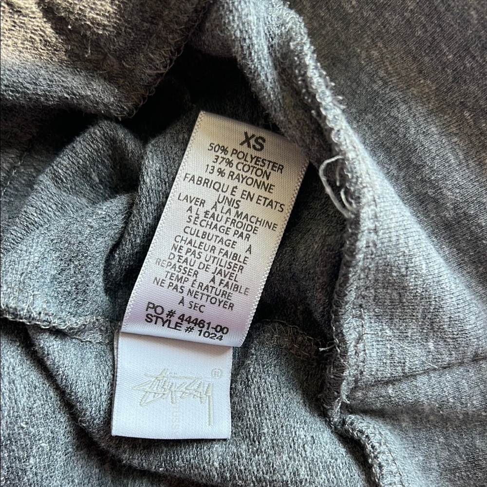 Stussy Gray Hoodie with Vibrant Graphic - Picture 8 of 8
